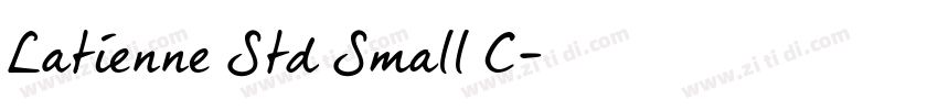 Latienne Std Small C字体转换